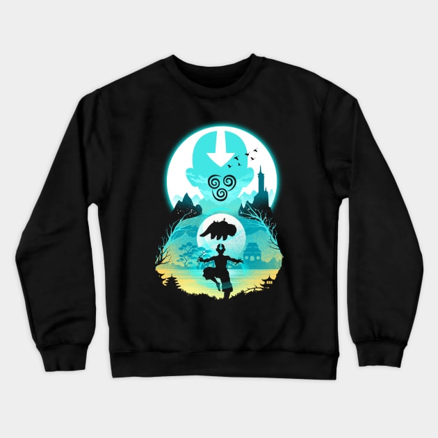 Airbender Crewneck Sweatshirt by DANDINGEROZZ